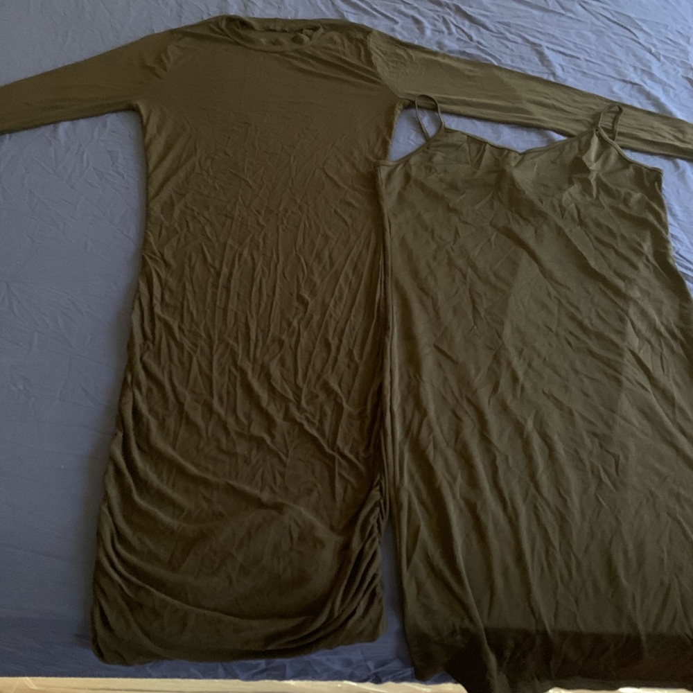 Black sheer dress (with slip)